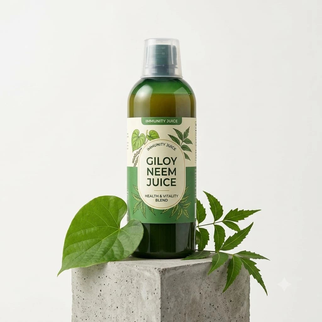 Organic Giloy & Fresh Neem Detox Juice (500ml)