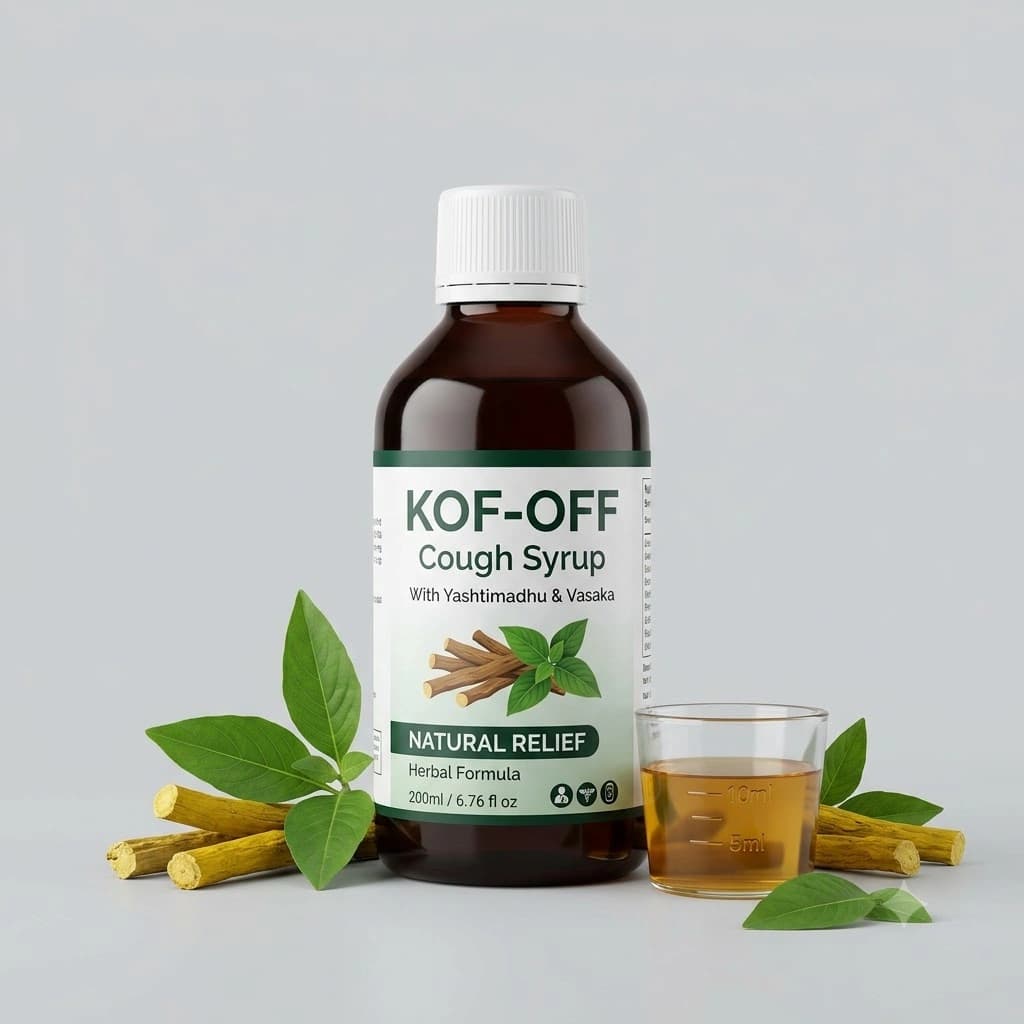 Herbal Tulsi & Honey Soothing Cough Syrup (100ml)