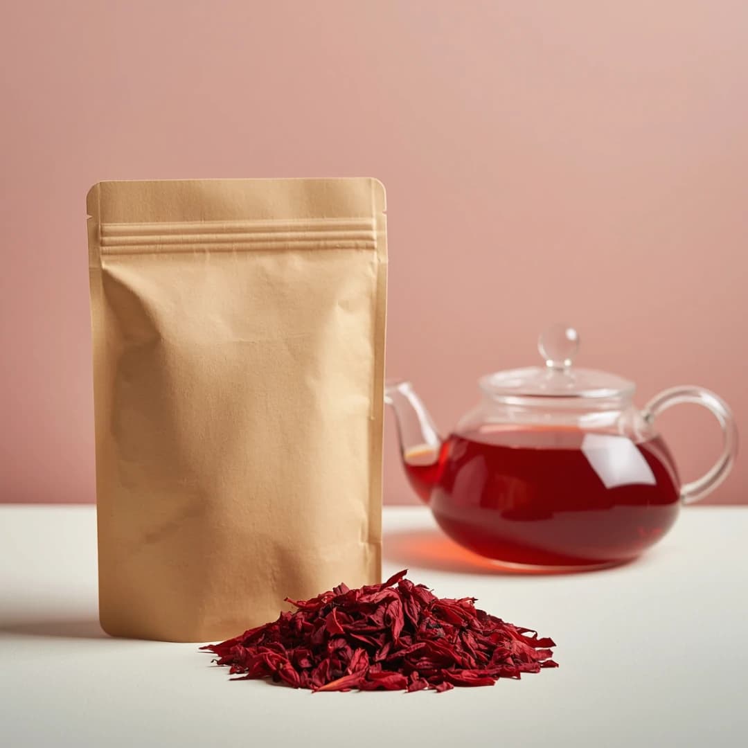 Organic Kashmiri Hibiscus Petals Herbal Tea (100g)