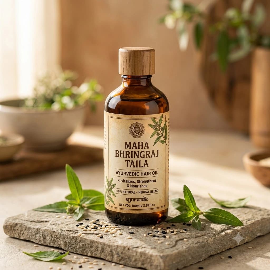 Maha Bhringraj Taila Hair Fall Control (200ml)